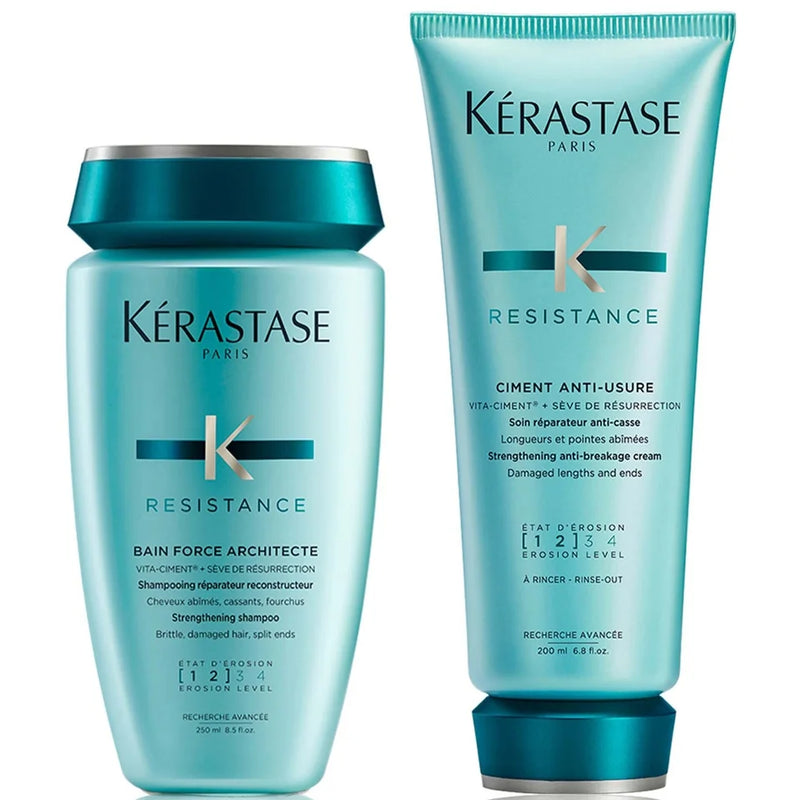 Kérastase Resistance Strengthening Duo For Fine To Medium Hair